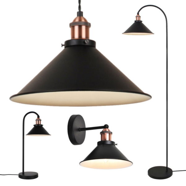 Matching Ceiling Floor Table and Wall Lights