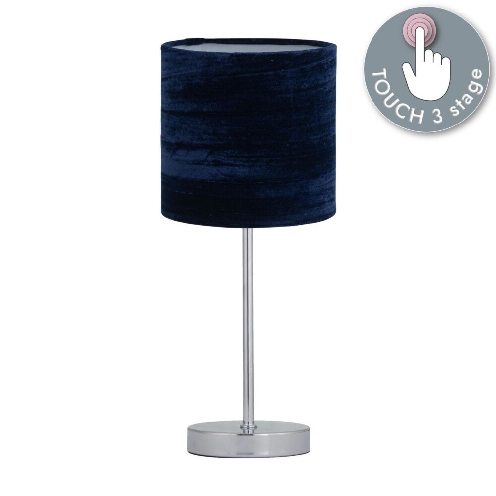 Lampshade Navy Bedside Table Lamp Ice Shadows Table Lamp With Navy