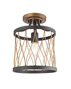 Modern Black Ceiling Light With Brass Accents & Smoked Glass – 3-Way Pendant/Chandelier By Firstchoicelighting