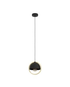 Eglo Lighting - Callow - 43755 - Black Wood Ceiling Pendant Light