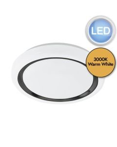 Eglo Lighting - Capasso - 900149 - LED White Flush Ceiling Light