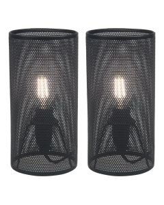 Set of 2 Troy - Black Table Lamps