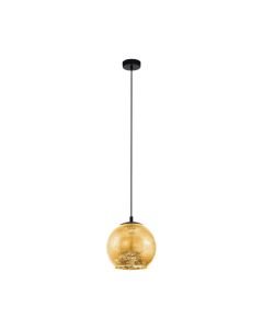 Eglo Lighting - Albaraccin - 98523 - Black Gold Tinted Glass Ceiling Pendant Light