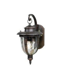 Elstead Lighting - St Louis - STL2-S-WB - Weathered Bronze Clear Glass IP44 Outdoor Wall Light