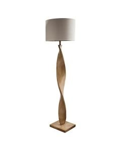 Endon Lighting - Abia - 95454 - Oak Resin Natural Floor Lamp