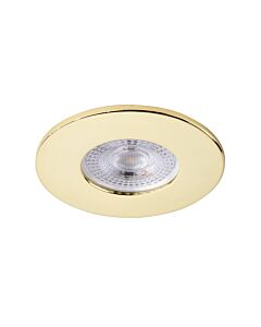 Saxby Lighting - Saxby ShieldONE 65 - 109805 & 113278 - Brass Fixed Recessed Fire Rated Ceiling Downlight