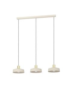 Eglo Lighting - Valdiola - 900431 - Sand Brushed Brass 3 Light Bar Ceiling Pendant Light