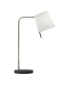 Astro Lighting - Mitsu - 5018031 & 1394009 - Nickel Black White Table Lamp With Shade