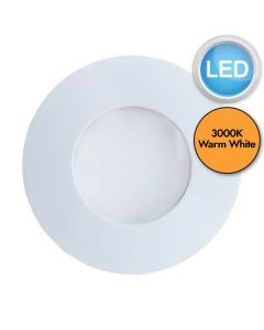 Eglo Lighting - Margo - 94093 - LED White Glass IP65 Outdoor Recessed Ceiling Light