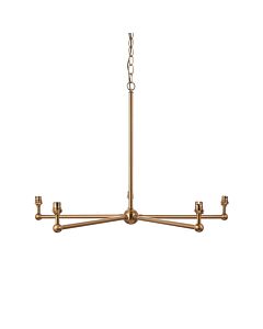 Endon Lighting - Santiago - 108212 - Aged Brass 5 Light Ceiling Pendant Light