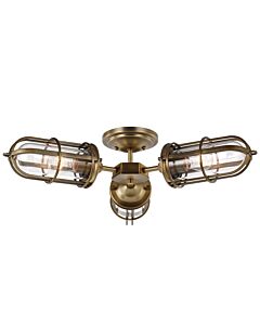 Quintiesse - QN-URBANREST-3SF - Urban Restoration 3 Light Semi Flush