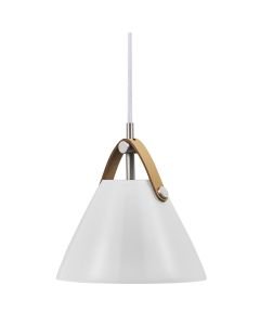Nordlux - Strap 16 - 2020013001 - Nickel and Opal Glass Ceiling Pendant Light