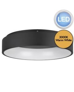 Eglo Lighting - Marghera - 390051 - LED Black White 4 Light Flush Ceiling Light