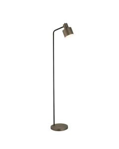 Endon Lighting - Mayfield - 78706 - Antique Bronze Black Floor Reading Lamp