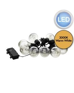 Eglo Lighting - Libisa - 900299 - LED Black 10 Light IP44 Outdoor Party Festoon Set