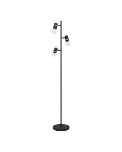 Eglo Lighting - Lurone - 900179 - Black Brass 3 Light Floor Reading Lamp