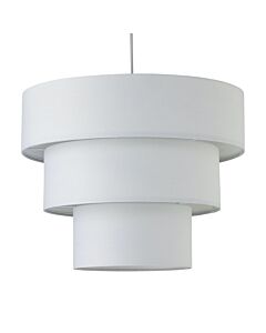 Barty - White 38cm Tiered Pendant Shade