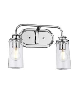 Quintiesse - QN-BRAELYN2-PC - Braelyn 2 Light Wall Light - Polished Chrome