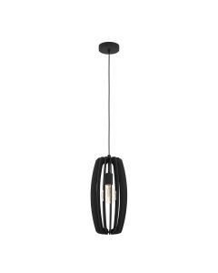 Eglo Lighting - Bajazzara - 900504 - Black Wood Ceiling Pendant Light