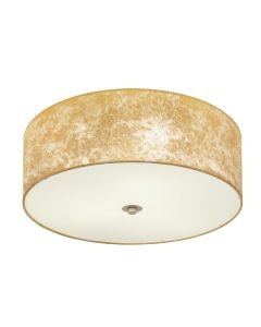 Eglo Lighting - Viserbella - 97642 - Champagne Gold 3 Light Flush Ceiling Light