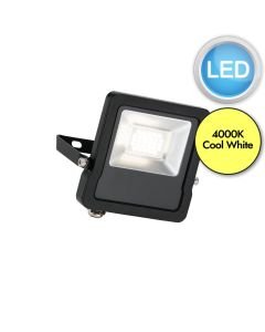 Saxby Lighting - Surge - 78964 - LED Black Clear Glass IP65 20W Outdoor Floodlight