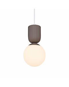 Nordlux - Sadie - 2512603018 - Brown Opal Glass Ceramic Ceiling Pendant Light