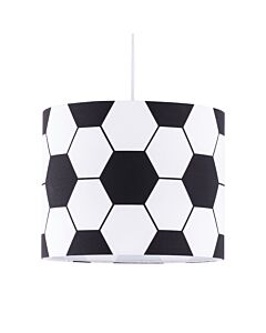Footie - Black and White Football Pendant Shade