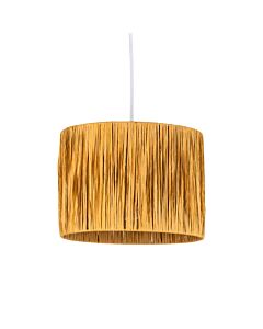 Raffia - Natural 23cm Straw Pendant or Lamp Shade