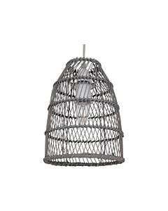 Bamboo - Grey Bamboo Easy Fit Pendant Shade