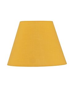 Ochre Cotton 20cm Diameter Tapered Lamp Shade