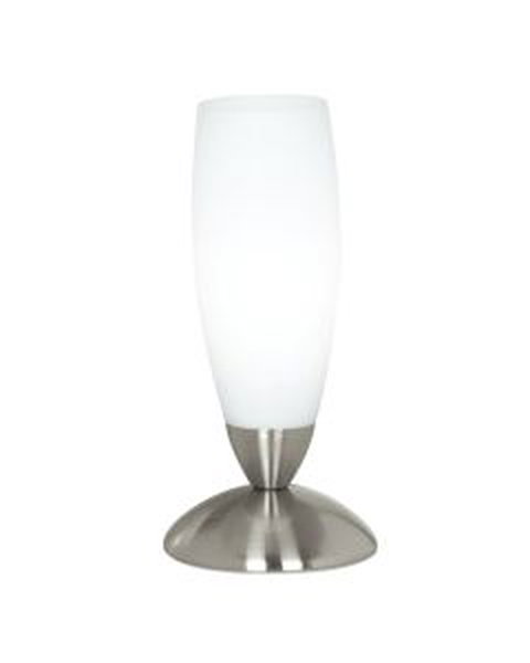Eglo Lighting - Slim - 82305 - Satin Nickel White Glass Table Lamp