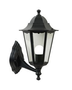 Nordlux - Cardiff - 74371003 - Black Clear Glass IP44 Outdoor Wall Light