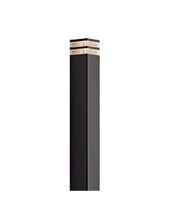 Nordlux - Elm - 45348003 - Black Clear Glass IP44 Outdoor Post Light