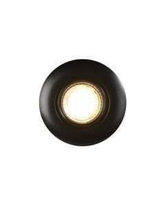 Nordlux - Umberto - 2210100003 - Black IP44 Bathroom Recessed Ceiling Downlight