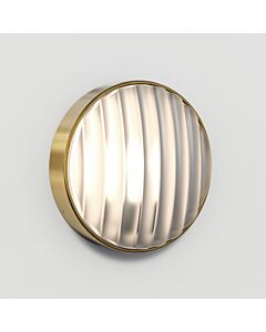 Astro Lighting - Montreal - 1032018 - Brushed Brass Clear Glass IP44 Outdoor Bulkhead Light