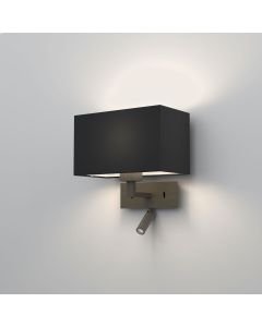 Astro Lighting - Park Lane Reader LED 1080051 & 5001003 - Bronze Reading Light with Black Shade