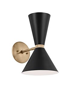Kichler Lighting - Phix - KL-PHIX-1W-CBB - Black Light Bronze 2 Light Wall Light
