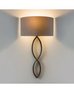 Astro Lighting - Caserta 1349010 & 5026003 - Bronze Wall Light with Oyster Shade