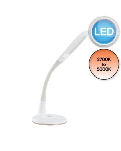 Eglo Lighting - Trunca - 98093 - LED White Touch Task Table Lamp