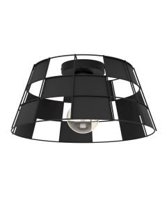 Eglo Lighting - Pontefract - 43891 - Black Flush Ceiling Light