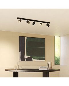 Astro Lighting - Koto - 1478008 - Black 5 Light Five Bar Ceiling Spotlight