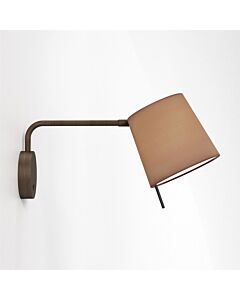 Astro Lighting - Mitsu - 1394002 & 5018033 - Bronze Oyster Reading Wall Light