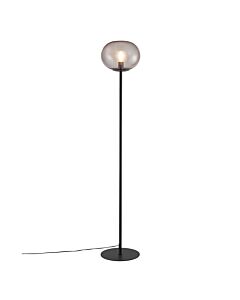 Nordlux - Alton - 2010514047 - Black Smoked Glass Floor Lamp
