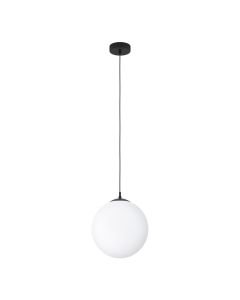 Eglo Lighting - Rondo 3 - 900511 - Black White Glass Ceiling Pendant Light