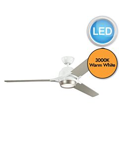 Elstead - Kichler - Zeus - 152cm Fan - White
