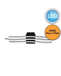 Eglo Lighting - Roncade 1 - 99321 - LED Black White Flush Ceiling Light