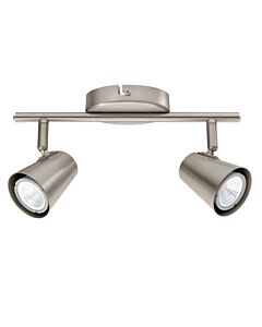 Travale - Satin Nickel 2 Way Adjustable Spotlight Fitting