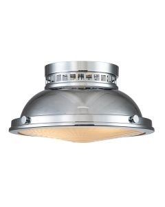 Hinkley Lighting - Amelia - HK-AMELIA-F-M-CM - Chrome Opal Glass 2 Light Flush Ceiling Light