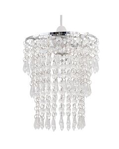 Clear Jewel Tiered Light Shade