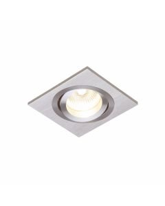 Saxby Lighting - Tetra - 52403 - Brushed Aluminium Recessed Ceiling Downlight